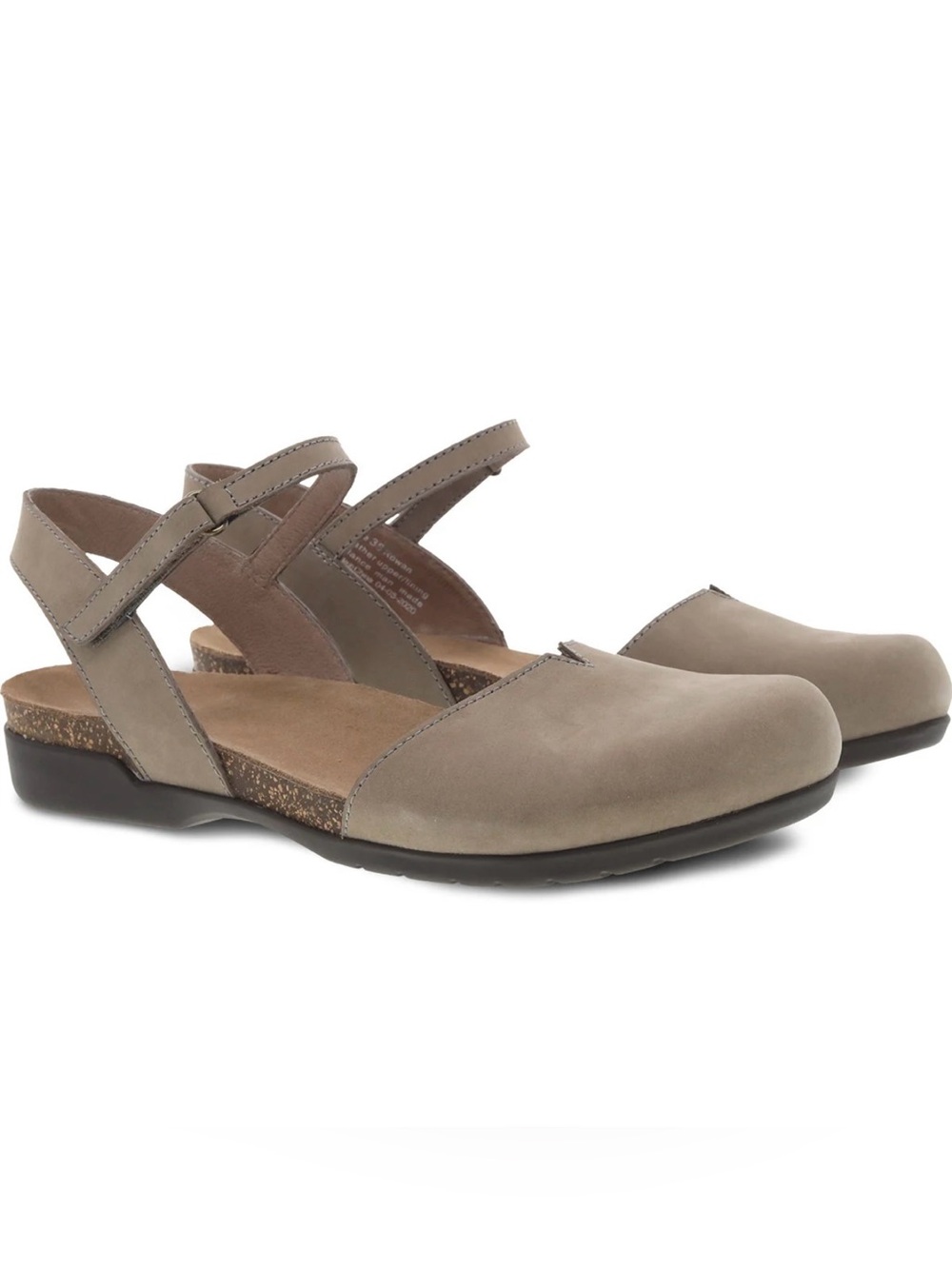 Dansko Rowan Closed Toe Leather Sandals 38/8